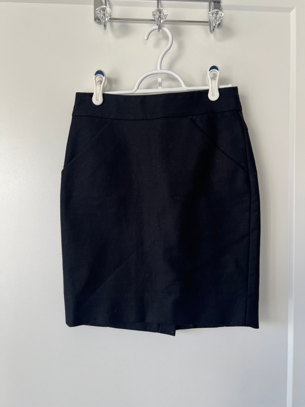 Jcrew Classic Black Pencil Skirt - Sleek Office Staple